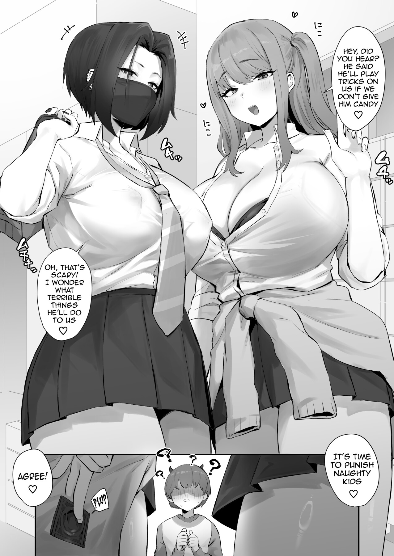 Hentai Manga Comic-Halloween Punishment-Read-1